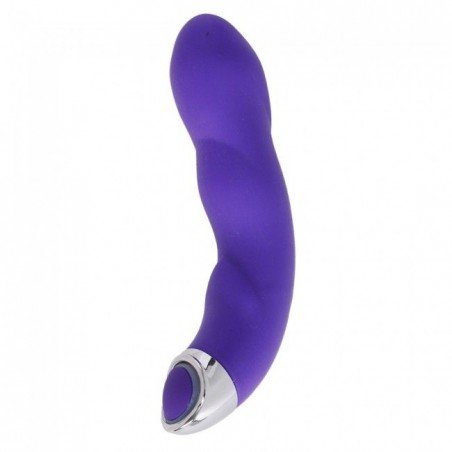 infinity ridged blue silicon  G-Spot  rechargeable vibrator