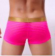Transparent sexy underwear men sexy gauze boxers shorts PINK BLACK or BLUE