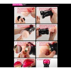 Diamond Male Masturbator Hyperreality Artificial Vagina Anal and Oral Blowjob Sex Toys Adule Products Sex Shop