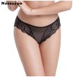 Women Hollow Briefs Plus Size Girls Low Waist Underwear Womens Lace Cotton Femme Sexy Cotton Underp