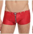 Boxershorts fashion underwear Faux leather sexy zipper boxer shorts