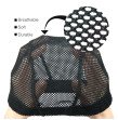 1Pcs Big Hole Mesh Dome Wig Cap Hair Nets Large Hole Black Dome Caps To Make Wigs With Elastic Band