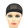 1Pcs Big Hole Mesh Dome Wig Cap Hair Nets Large Hole Black Dome Caps To Make Wigs With Elastic Band