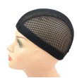 1Pcs Big Hole Mesh Dome Wig Cap Hair Nets Large Hole Black Dome Caps To Make Wigs With Elastic Band