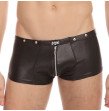 Boxershorts fashion underwear Faux leather sexy zipper boxer shorts