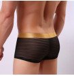 Mens Transparent sexy underwear -  sexy  boxers shorts PINK BLACK or BLUE for the man