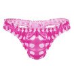 Crossdressing Sexy Men in Panties Polka Dot Ruffled G Strings Thongs Low Rise Soft Satin panties Men size