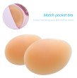 Silicone Fake Breasts Teardrop-Shaped Soft Pads Full Ladies False Boobs 170-3