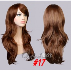 Long Body Wave Black Blond Synthetic Hair Cosplay Wigs For  trans men