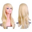 Long Body Wave Black Blond Synthetic Hair Cosplay Wigs For  transvestite men