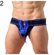 Men Sexy Althetic Strap Underwear  Expose Backless Lace Up Thong  Boxer-shorts